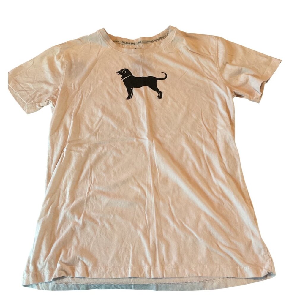 The Black Dog 50th Anniversary Classic Collection White T-Shirt Size S